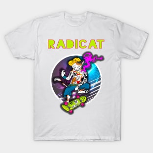 Radicat: cool cat skating T-Shirt